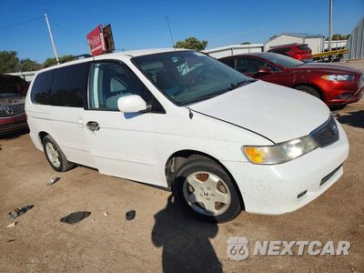 Czwarte zdjęcie samochodu z boku: 2001 HONDA ODYSSEY EX VIN:2HKRL18621H505538 - miniatura