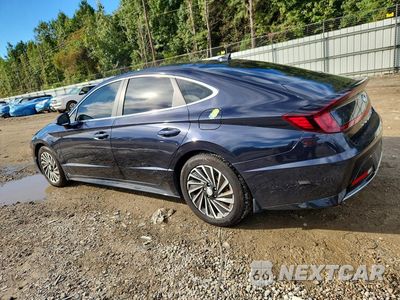 Drugie zdjęcie samochodu z przodu: 2021 HYUNDAI SONATA HYBRID SEL VIN:KMHL34JJ4MA024350 - miniatura