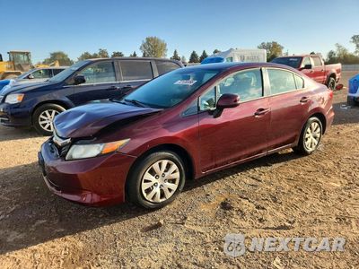 2012 HONDA CIVIC LX 19XFB2F56CE062730 - główne zdjęcie licytacji z USA - miniatura