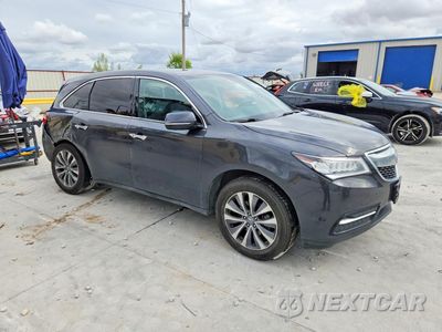 Czwarte zdjęcie samochodu z boku: 2016 ACURA MDX TECHNOLOGY VIN:5FRYD3H47GB008283 - miniatura