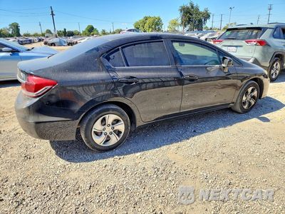 Trzecie zdjęcie samochodu z tyłu: 2015 HONDA CIVIC LX VIN:19XFB2F54FE211558 - miniatura