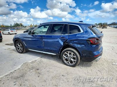 Drugie zdjęcie samochodu z przodu: 2022 BMW X3 SDRIVE30I VIN:5UX43DP06N9L42642 - miniatura