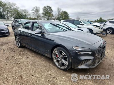 Czwarte zdjęcie samochodu z boku: 2024 GENESIS G70 2.5T STANDARD VIN:KMTG34SC9RU140592 - miniatura