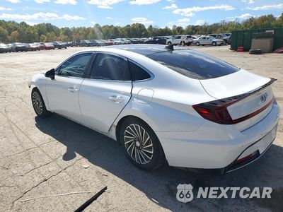 Drugie zdjęcie samochodu z przodu: 2021 HYUNDAI SONATA HYBRID LIMITED VIN:KMHL54JJ7MA018665 - miniatura