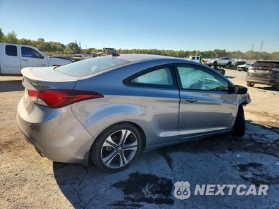 Trzecie zdjęcie samochodu z tyłu: 2014 HYUNDAI ELANTRA COUPE BASE VIN:KMHDH6AH0EU029673 - miniatura