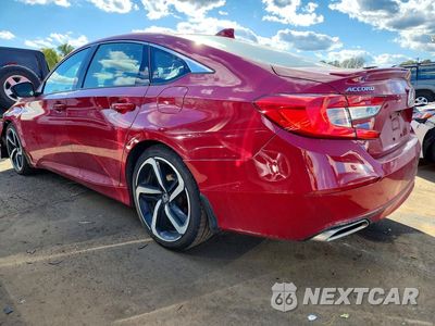 Drugie zdjęcie samochodu z przodu: 2020 HONDA ACCORD SPORT VIN:1HGCV2F36LA003884 - miniatura