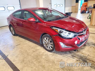 Czwarte zdjęcie samochodu z boku: 2015 HYUNDAI ELANTRA SE VIN:5NPDH4AE0FH634691 - miniatura
