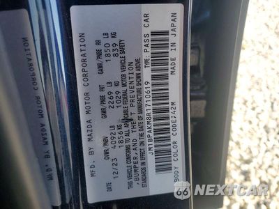 Zdjęcie 12 z 12 samochodu: 2024 MAZDA 3 SELECT SPORT VIN:JM1BPAKM8R1710619 - miniatura