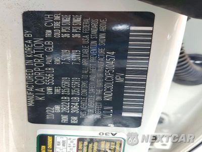 Zdjęcie 14 z 14 samochodu: 2023 KIA EV6 WIND VIN:KNDC3DLCXP5104574 - miniatura