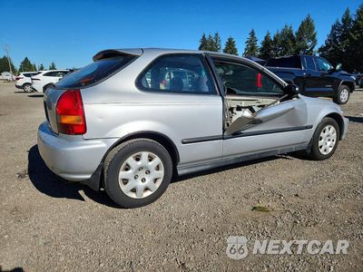 Trzecie zdjęcie samochodu z tyłu: 1998 HONDA CIVIC DX VIN:2HGEJ6444WH121655 - miniatura