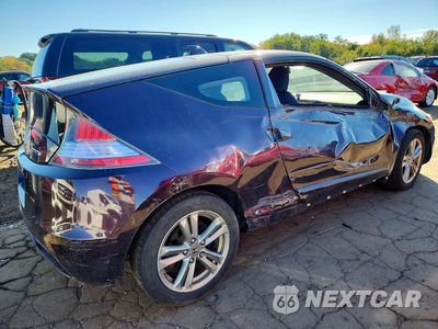 Trzecie zdjęcie samochodu z tyłu: 2013 HONDA CR-Z VIN:JHMZF1D48DS000586 - miniatura
