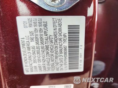 Zdjęcie 14 z 14 samochodu: 2021 HONDA PILOT EXL VIN:5FNYF6H50MB098457 - miniatura
