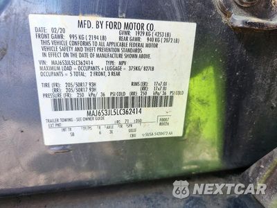 Zdjęcie 12 z 12 samochodu: 2020 FORD ECOSPORT SES VIN:MAJ6S3JL5LC362414 - miniatura