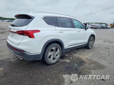 Trzecie zdjęcie samochodu z tyłu: 2021 HYUNDAI SANTA FE SEL VIN:5NMS24AJ9MH361038 - miniatura