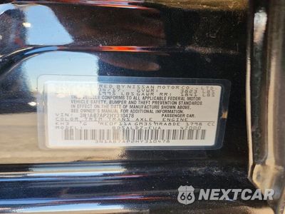 Zdjęcie 12 z 12 samochodu: 2017 NISSAN SENTRA SV VIN:3N1AB7AP2HY310478 - miniatura