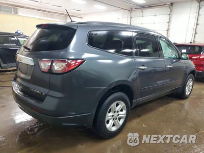 Trzecie zdjęcie samochodu z tyłu: 2013 CHEVROLET TRAVERSE LS VIN:1GNKRFKD5DJ118117 - miniatura