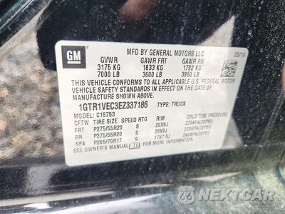 Zdjęcie 12 z 12 samochodu: 2014 GMC SIERRA C1500 SLT VIN:1GTR1VEC3EZ337186 - miniatura