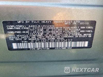 Zdjęcie 13 z 13 samochodu: 2014 SUBARU FORESTER 2.5I PREMIUM VIN:JF2SJAEC8EH470432 - miniatura