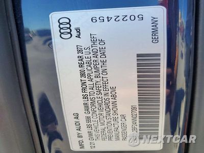 Zdjęcie 12 z 12 samochodu: 2022 AUDI A6 PREMIUM PLUS VIN:WAUL2BF24NN027091 - miniatura