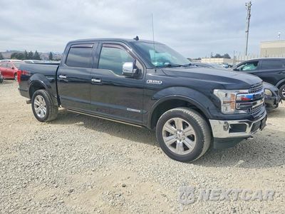Czwarte zdjęcie samochodu z boku: 2018 FORD F150 SUPERCREW VIN:1FTFW1E14JFD86839 - miniatura