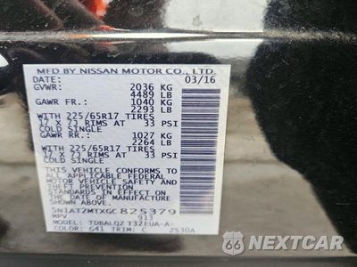 Zdjęcie 14 z 14 samochodu: 2016 NISSAN ROGUE SV VIN:5N1AT2MTXGC825379 - miniatura