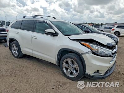 Czwarte zdjęcie samochodu z boku: 2015 TOYOTA HIGHLANDER LIMITED PLATINUM VIN:5TDDKRFH4FS171062 - miniatura