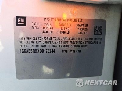 Zdjęcie 13 z 13 samochodu: 2013 CADILLAC ATS LUXURY VIN:1G6AB5RXXD0178244 - miniatura