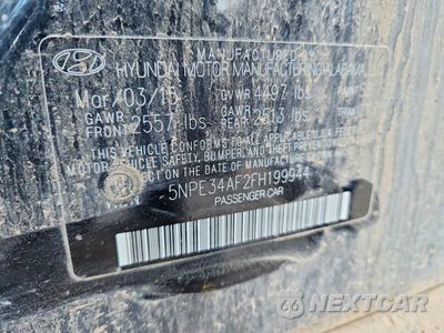 Zdjęcie 12 z 12 samochodu: 2015 HYUNDAI SONATA LIMITED VIN:5NPE34AF2FH199944 - miniatura