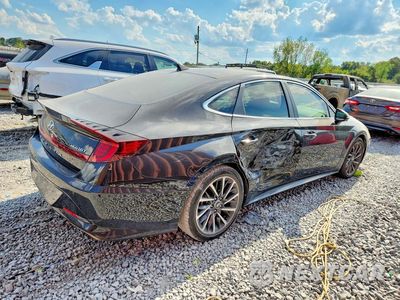 Trzecie zdjęcie samochodu z tyłu: 2020 HYUNDAI SONATA LIMITED VIN:5NPEH4J23LH029585 - miniatura