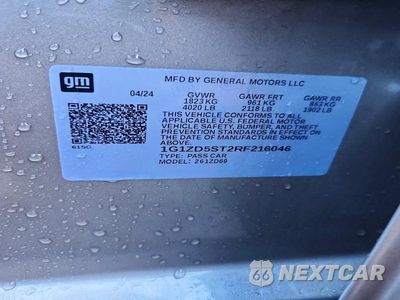 Zdjęcie 12 z 12 samochodu: 2024 CHEVROLET MALIBU LT VIN:1G1ZD5ST2RF216046 - miniatura