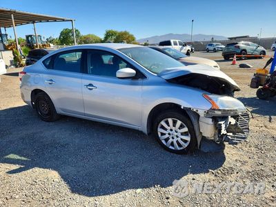 Czwarte zdjęcie samochodu z boku: 2015 NISSAN SENTRA SV VIN:3N1AB7AP0FL693346 - miniatura
