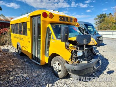 2017 CHEVROLET EXPRESS G3500 SCHOOL BUS 1HA3GRBG7HN001342 - główne zdjęcie licytacji z USA - miniatura