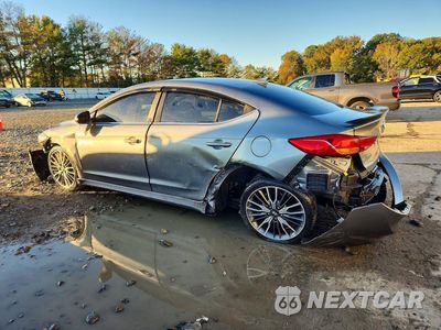 Drugie zdjęcie samochodu z przodu: 2018 HYUNDAI ELANTRA SPORT VIN:KMHD04LB1JU557396 - miniatura