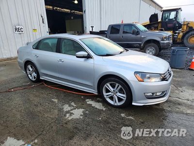 Czwarte zdjęcie samochodu z boku: 2015 VOLKSWAGEN PASSAT SEL VIN:1VWCM7A30FC033183 - miniatura