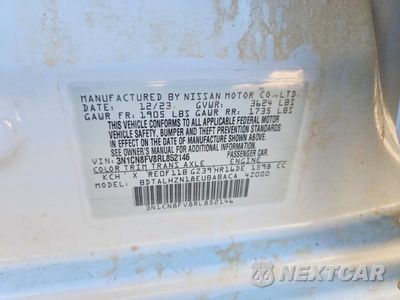 Zdjęcie 12 z 12 samochodu: 2024 NISSAN VERSA SR VIN:3N1CN8FV8RL852146 - miniatura