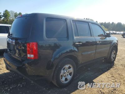 Trzecie zdjęcie samochodu z tyłu: 2014 HONDA PILOT LX VIN:5FNYF3H22EB017321 - miniatura