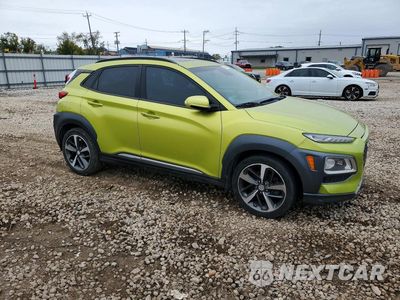 Czwarte zdjęcie samochodu z boku: 2019 HYUNDAI KONA ULTIMATE VIN:KM8K5CA58KU300690 - miniatura