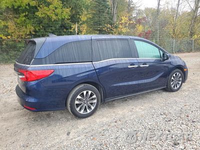Trzecie zdjęcie samochodu z tyłu: 2023 HONDA ODYSSEY EXL VIN:5FNRL6H60PB036762 - miniatura