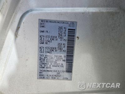 Zdjęcie 13 z 13 samochodu: 2013 NISSAN PATHFINDER S VIN:5N1AR2MN8DC683139 - miniatura