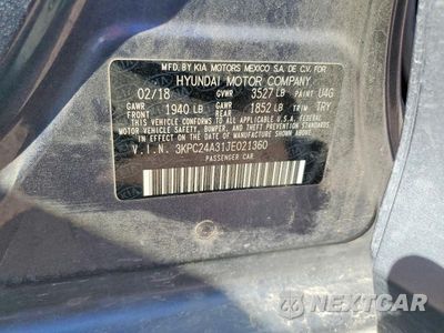 Zdjęcie 12 z 12 samochodu: 2018 HYUNDAI ACCENT SE VIN:3KPC24A31JE021360 - miniatura