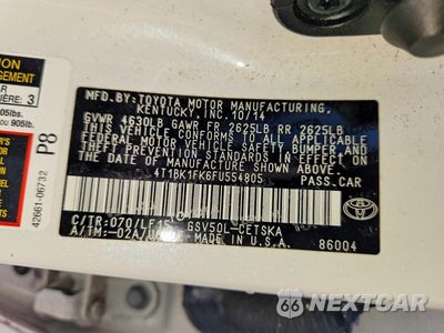 Zdjęcie 12 z 12 samochodu: 2015 TOYOTA CAMRY XSE V6 VIN:4T1BK1FK6FU554805 - miniatura