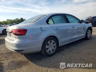 Trzecie zdjęcie samochodu z tyłu: 2017 VOLKSWAGEN JETTA S VIN:3VW2B7AJ8HM393450 - miniatura