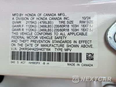 Zdjęcie 14 z 14 samochodu: 2025 HONDA CR-V EX VIN:2HKRS4H42SH437164 - miniatura