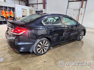 Trzecie zdjęcie samochodu z tyłu: 2014 HONDA CIVIC EXL VIN:19XFB2F90EE212921 - miniatura