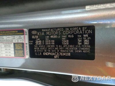 Zdjęcie 14 z 14 samochodu: 2020 KIA SPORTAGE EX VIN:KNDPN3AC2L7634108 - miniatura