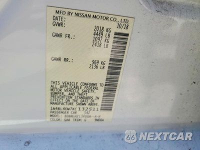 Zdjęcie 14 z 14 samochodu: 2019 NISSAN ALTIMA SL VIN:1N4BL4DW7KC132511 - miniatura