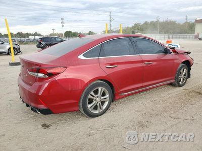 Trzecie zdjęcie samochodu z tyłu: 2018 HYUNDAI SONATA VIN:5NPE34AF2JH625575 - miniatura