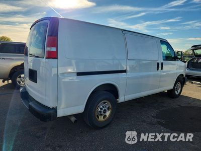 Trzecie zdjęcie samochodu z tyłu: 2017 GMC SAVANA 2500 CARGO DELIVERY VAN VIN:1GTW7AFF0H1914343 - miniatura