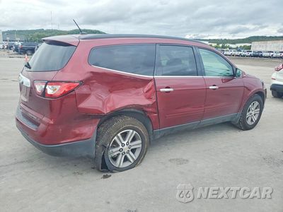 Trzecie zdjęcie samochodu z tyłu: 2015 CHEVROLET TRAVERSE LT VIN:1GNKVHKD7FJ148293 - miniatura