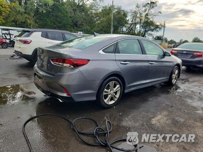 Trzecie zdjęcie samochodu z tyłu: 2018 HYUNDAI SONATA SEL+ VIN:5NPE34AF7JH709357 - miniatura